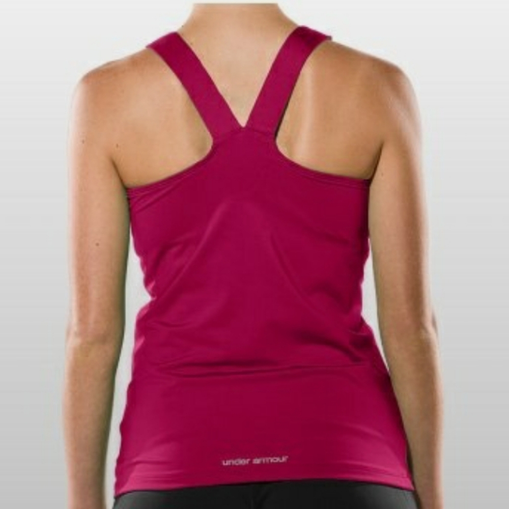 Pink Under Armour tank - medium